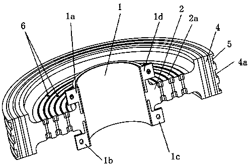 Tunable multi-layer damping dynamic vibration absorber and making and mounting method thereof and vibration absorbing method thereof