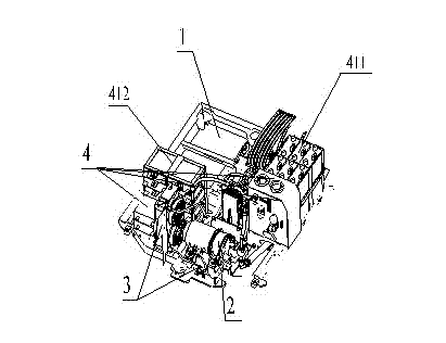 Power system of electric excavator