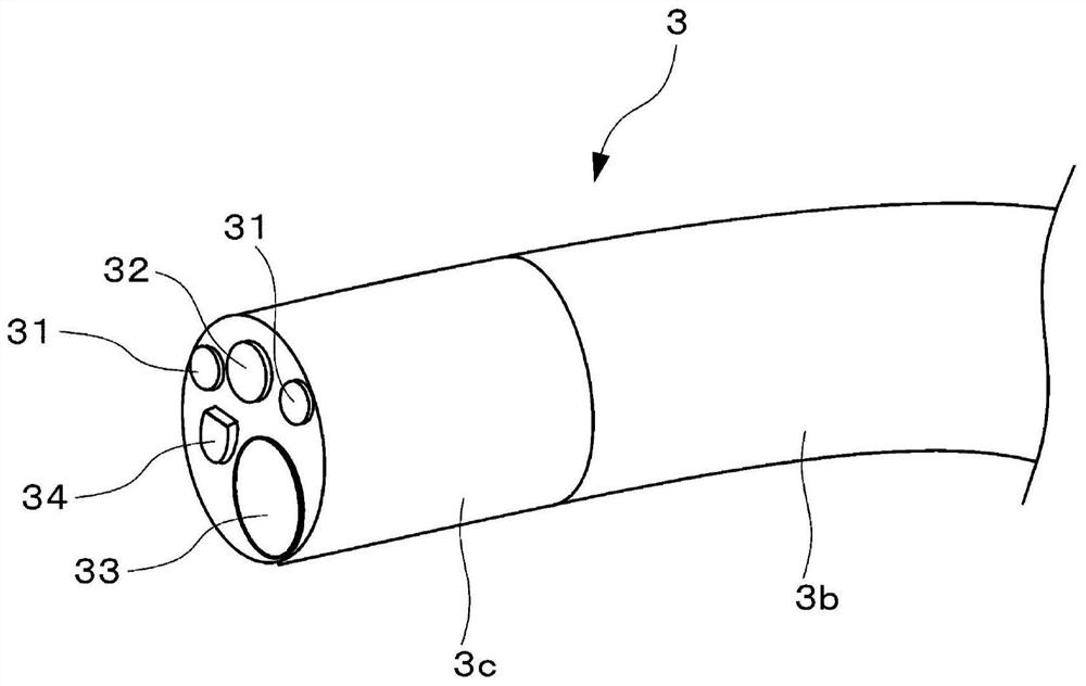 Adhesive for endoscope, cured product, endoscope, and endoscope production method