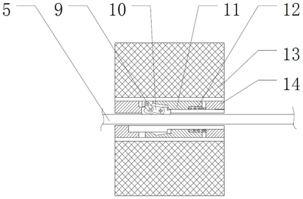 Safe shutdown rod driving mechanism suitable for heat pipe reactor