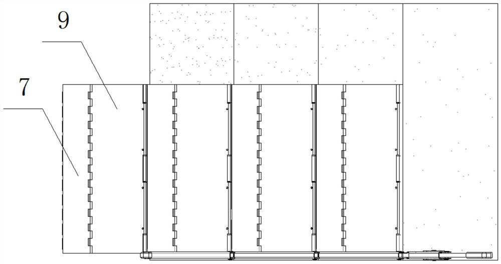 Step ladder-shaped pedestrian ladder and loading ramp conversion device and using method