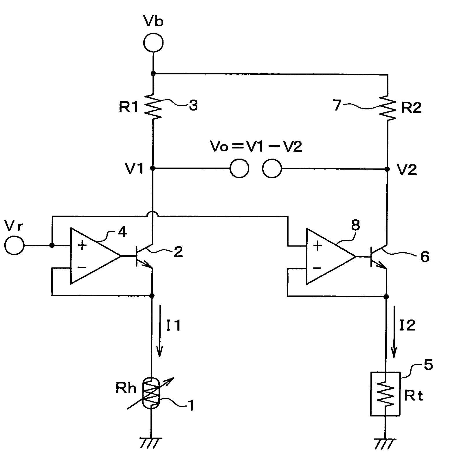Heat-radiation type flow sensor