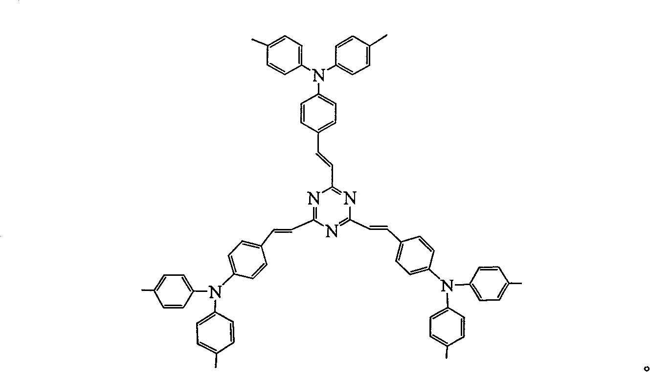 S-triazine derivates with white light and preparation method and application thereof