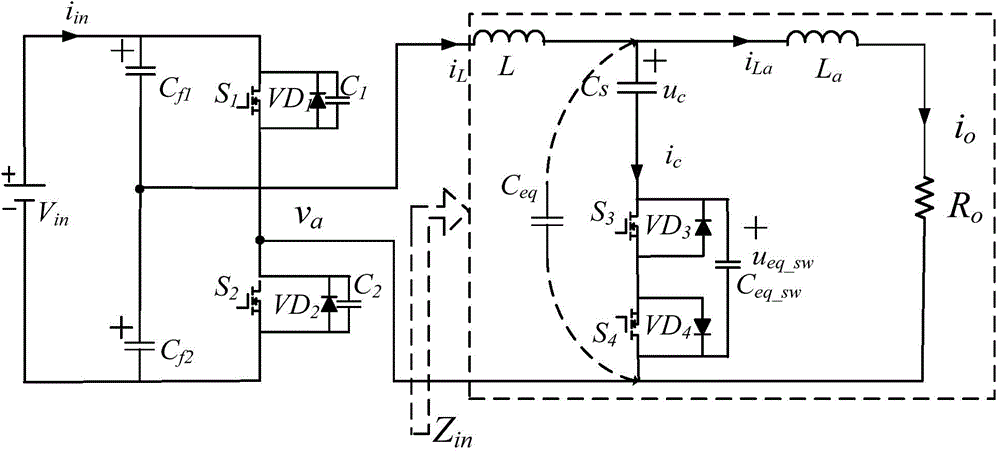 Single-phase high-frequency inverter based on SCC-LCL-T resonant network