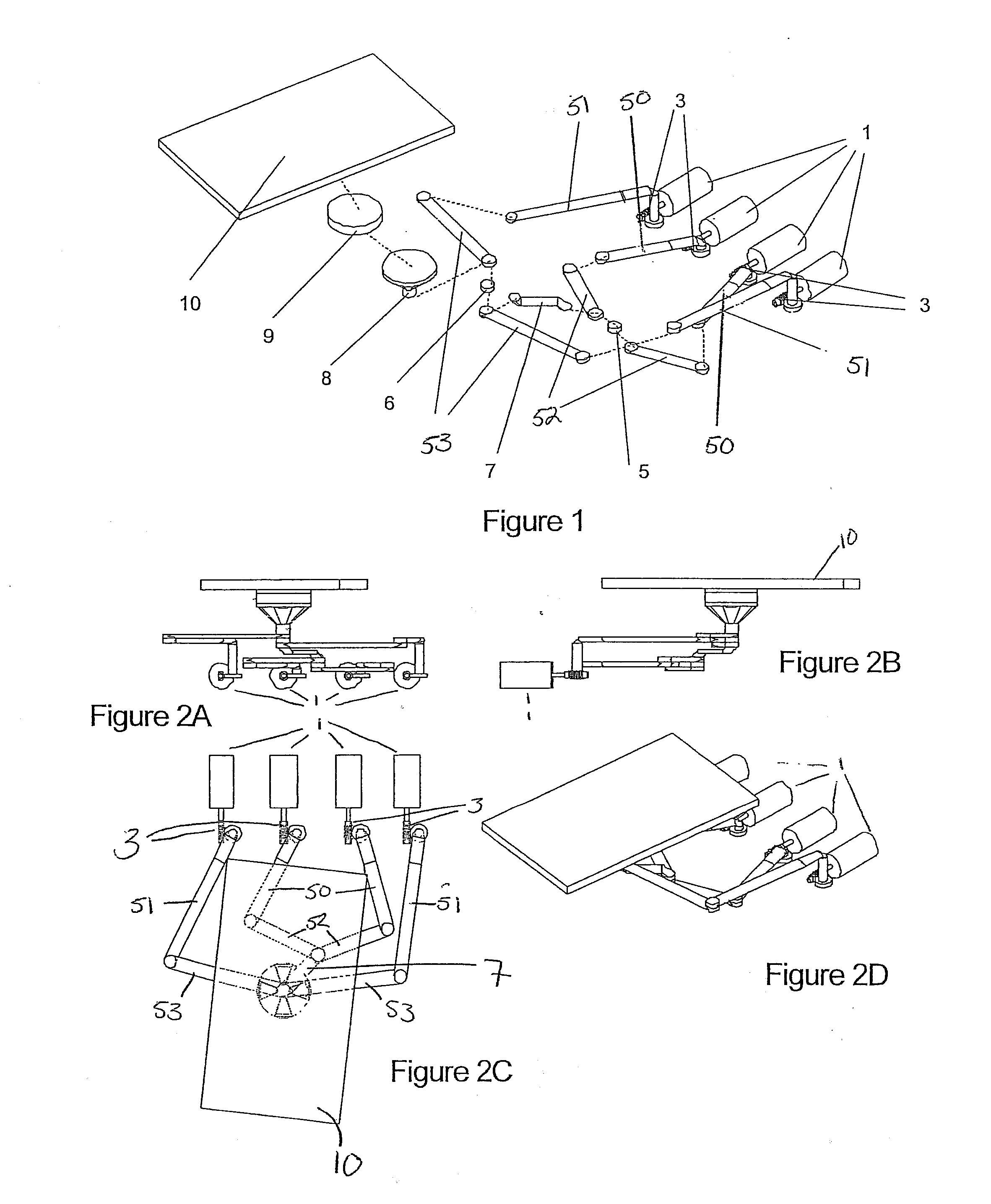 Presentation system with movable display devices