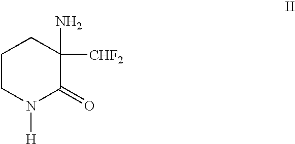 Process for the preparation of (-)-alpha-(difluoromethyl)ornithine-monohydrochloride monohydrate
