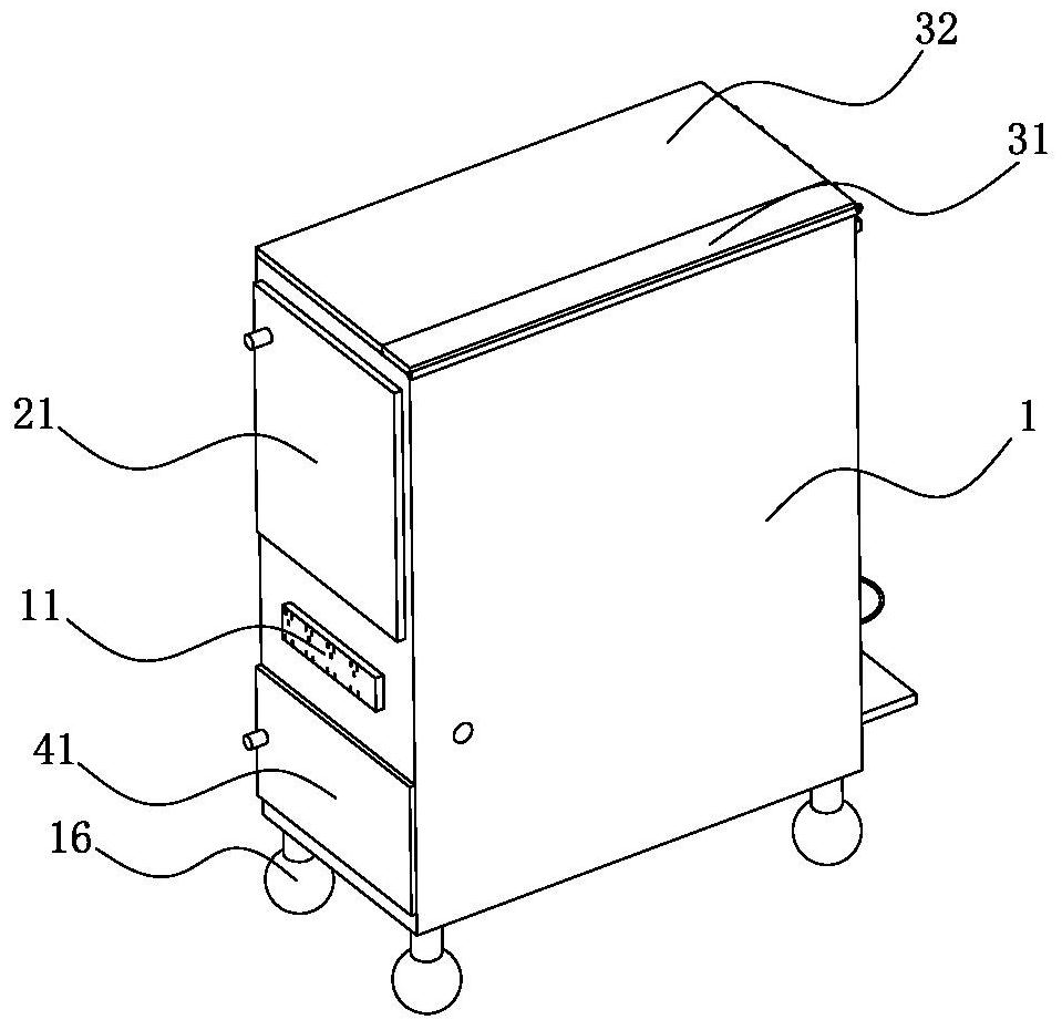 Multifunctional disinfection bedside table