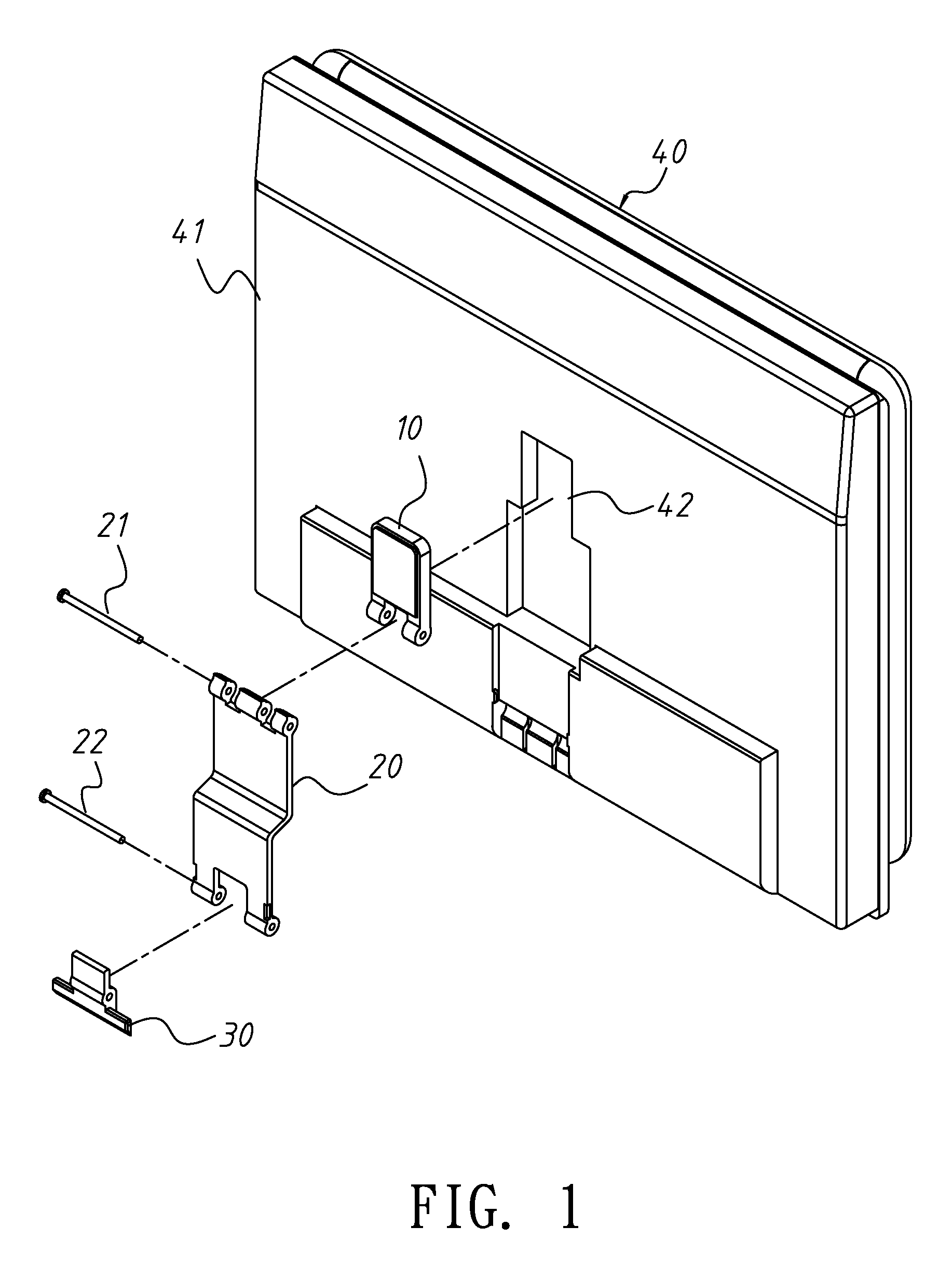 Electronic device with magnetic supporting structure