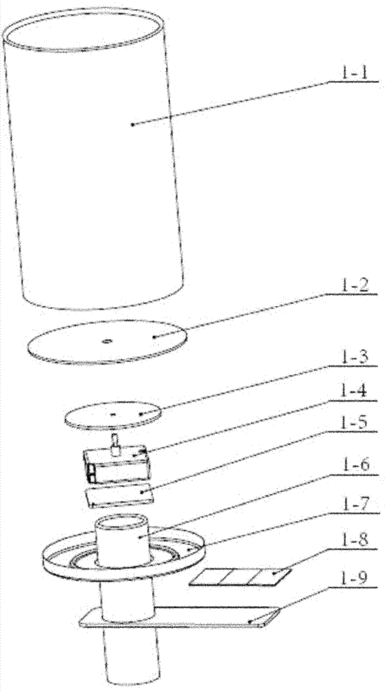 Device and method for rotating information carriers by using optical energy drive, and application
