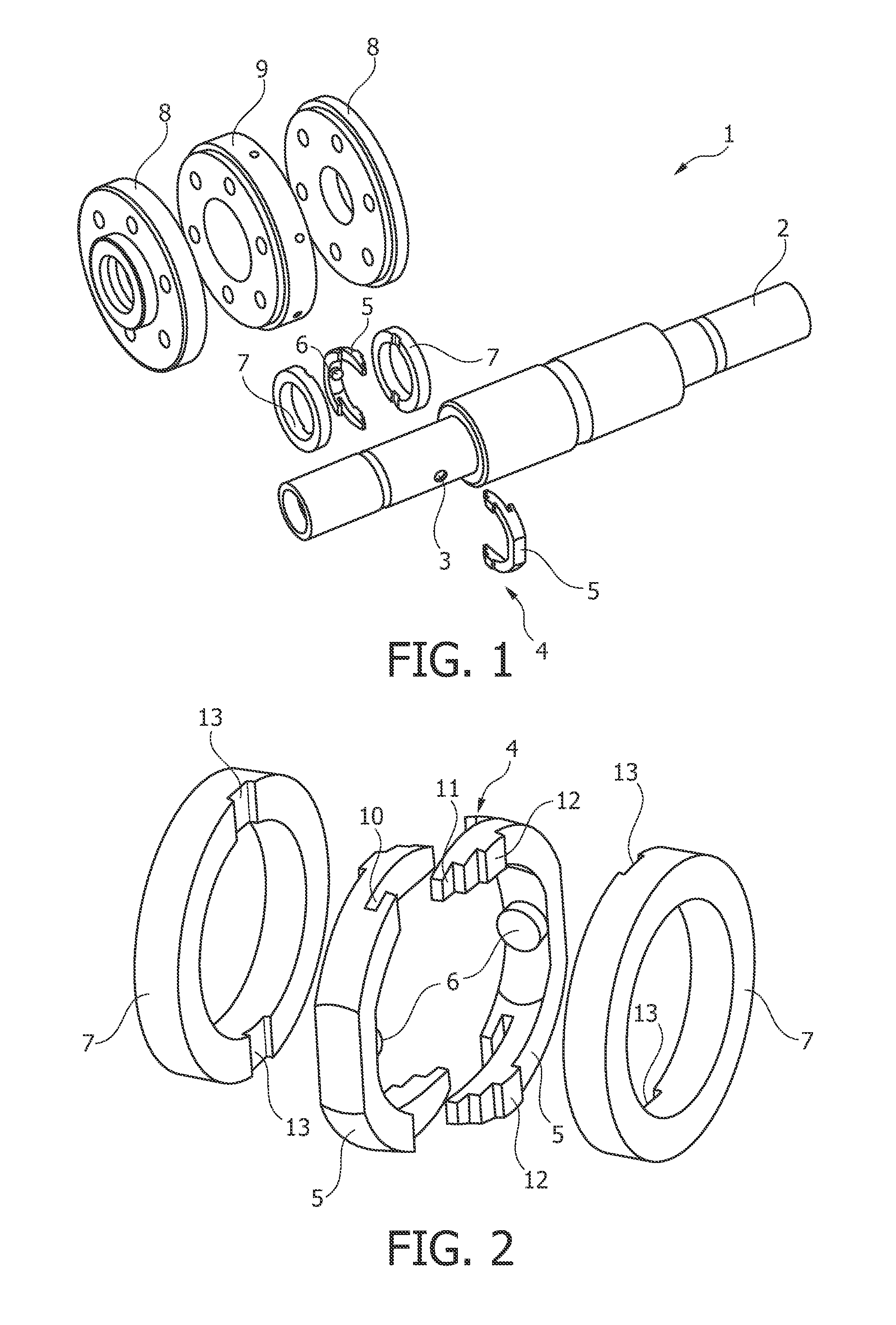 Bearing system for a rotary anode of an x-ray tube