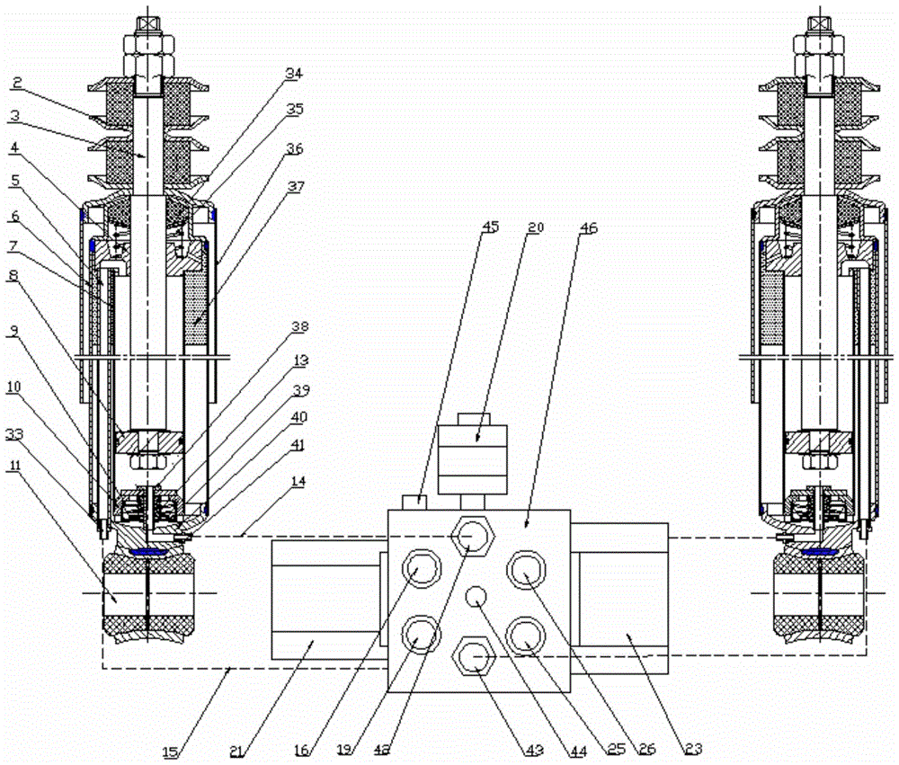 A Parallel Hydraulic Electric Energy Feed Suspension System