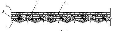 Built-in keel composite wood and its preparation method