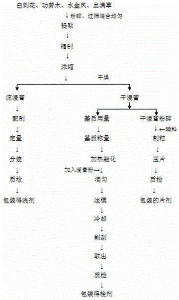 Medicinal composition as well as preparation method, preparation and application thereof