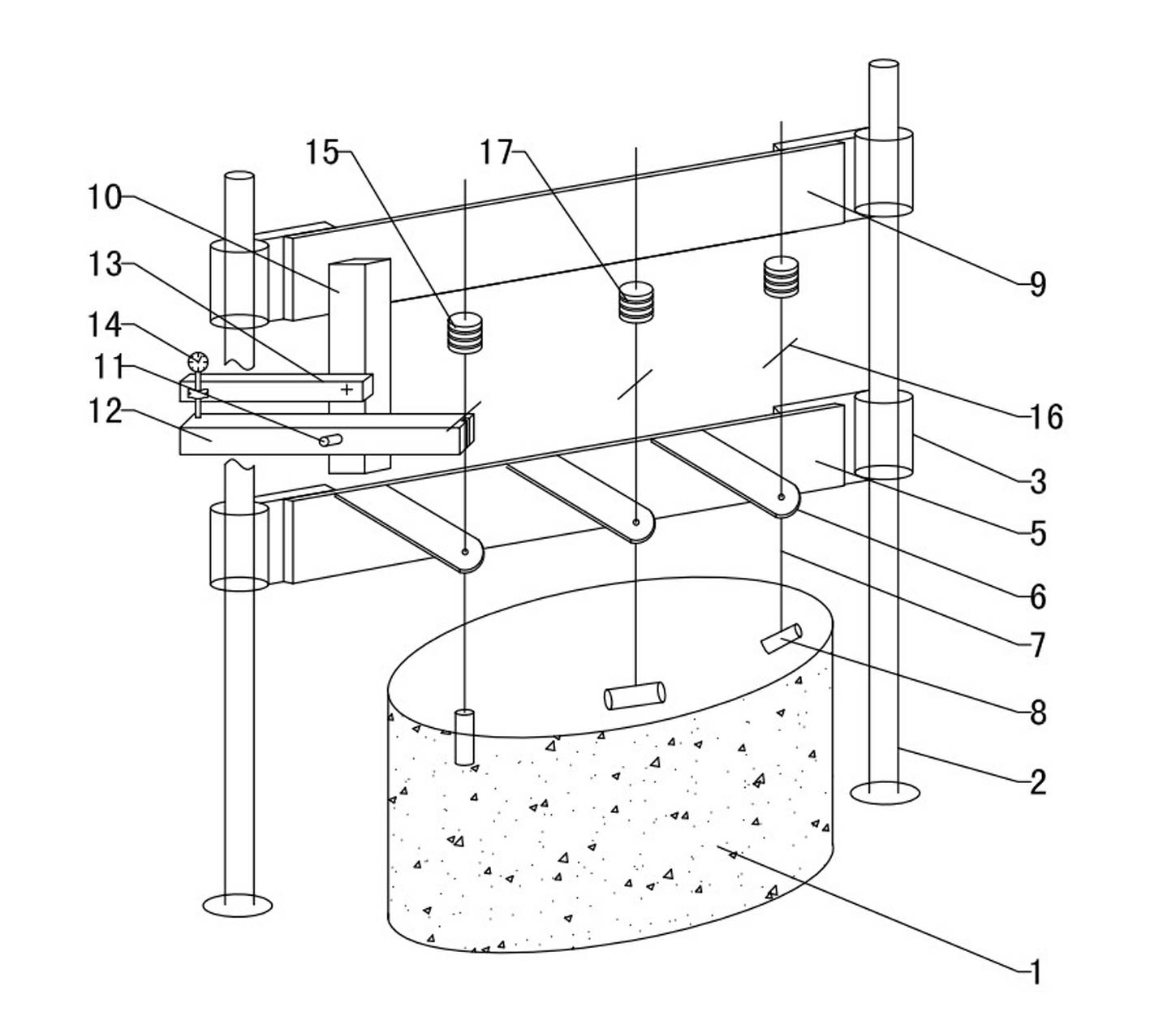 Concrete aggregate sinking-floating characteristic detection device and detection method thereof