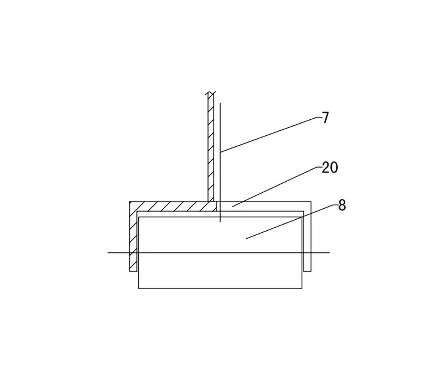 Concrete aggregate sinking-floating characteristic detection device and detection method thereof