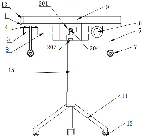 Handcart switch switch operating platform