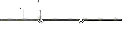 Metal baseband-shaped distributed optical fiber sensor