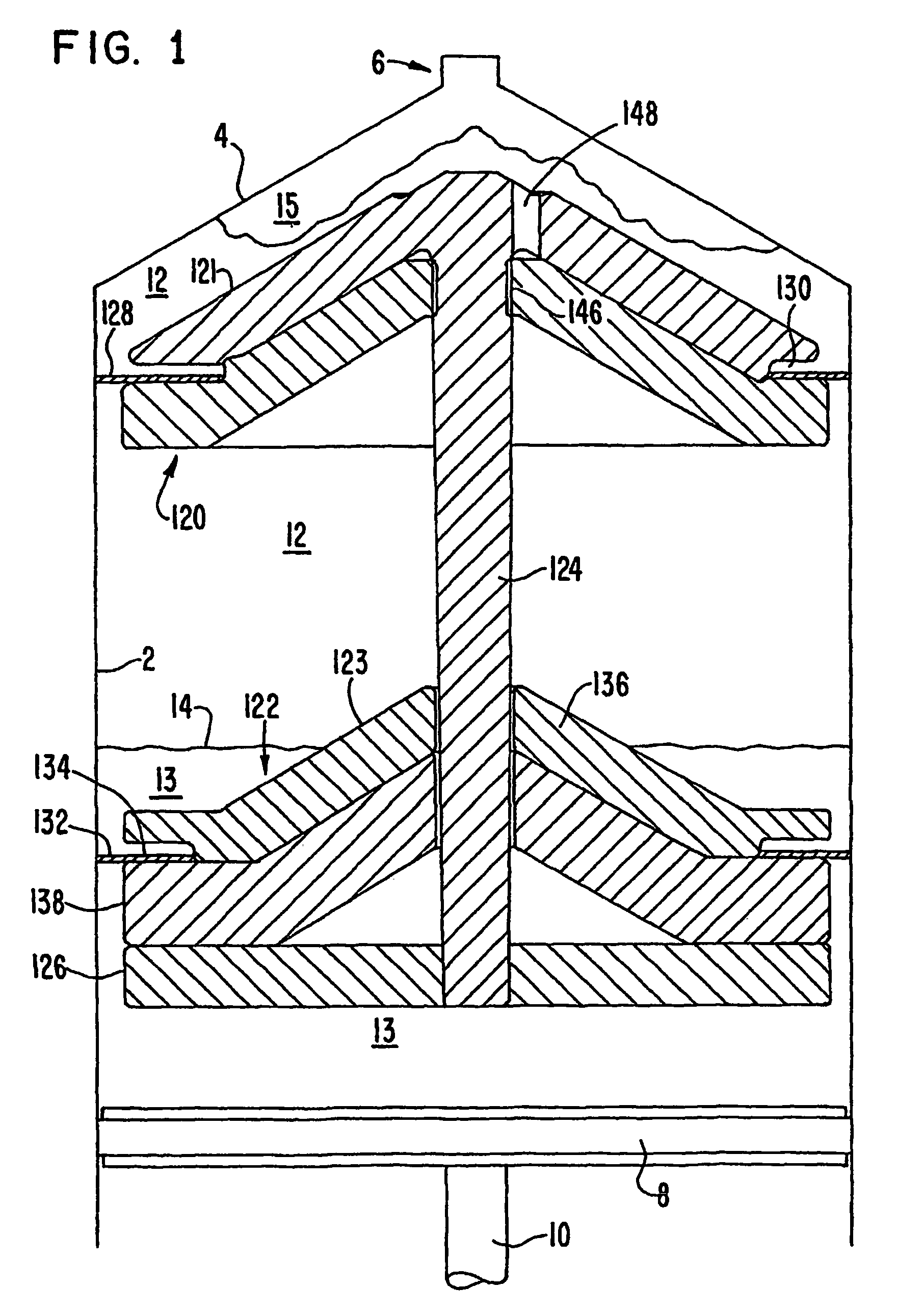 Method and apparatus for separating fluid components