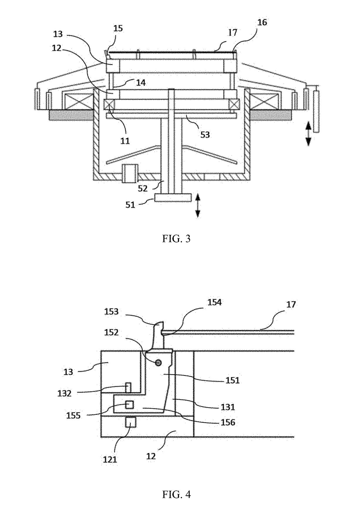 Device for holding and rotating plate shaped article