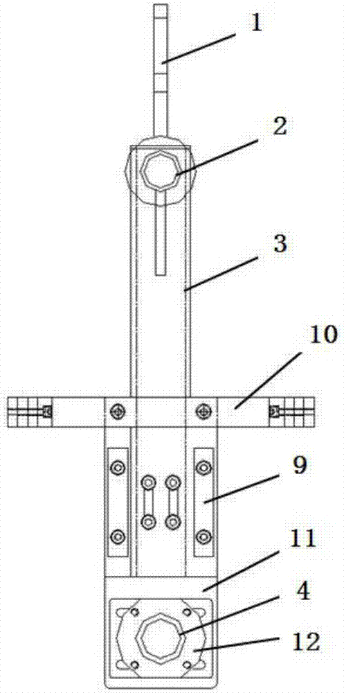 Portable internal combustion engine overturning auxiliary tool