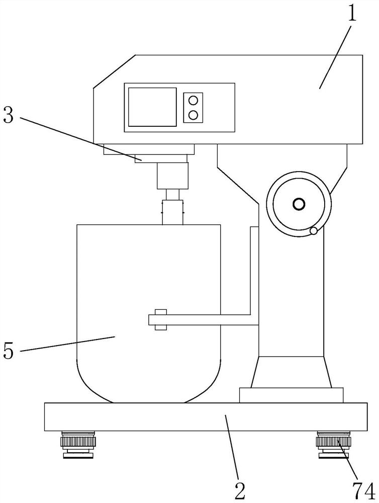 Production equipment and preparation process of high-wear-resistance antistatic mine car carriage repairing material