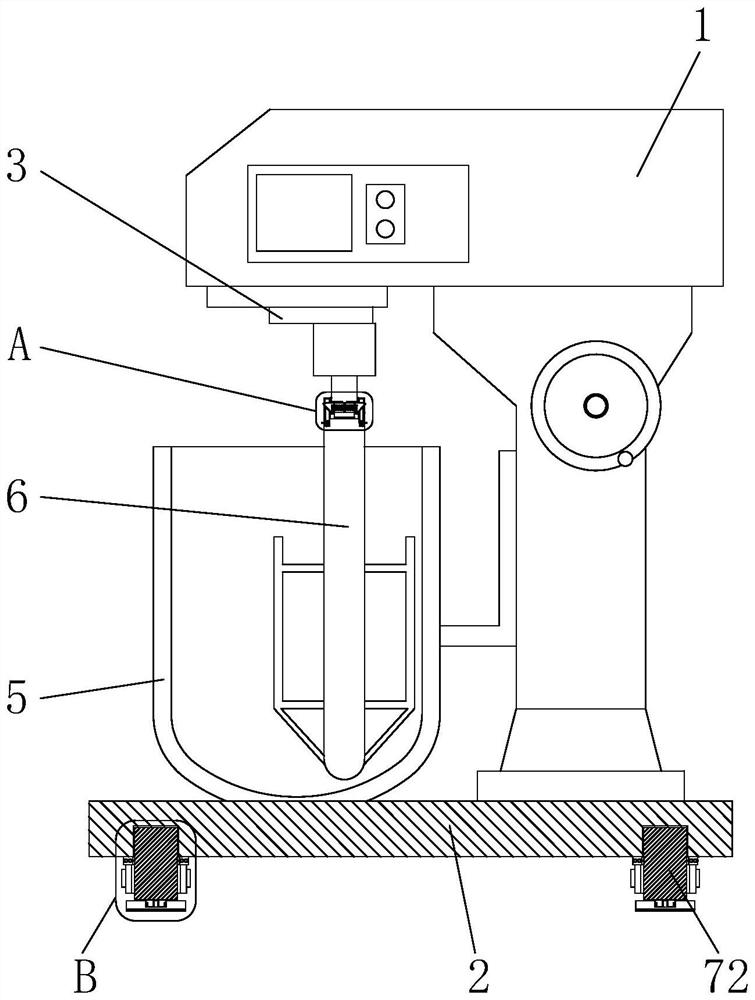 Production equipment and preparation process of high-wear-resistance antistatic mine car carriage repairing material