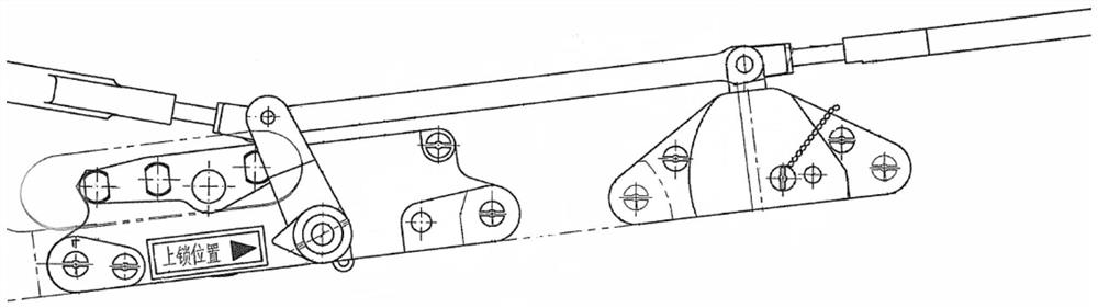 Debugging and distance measuring device for emergency lock system of aircraft canopy