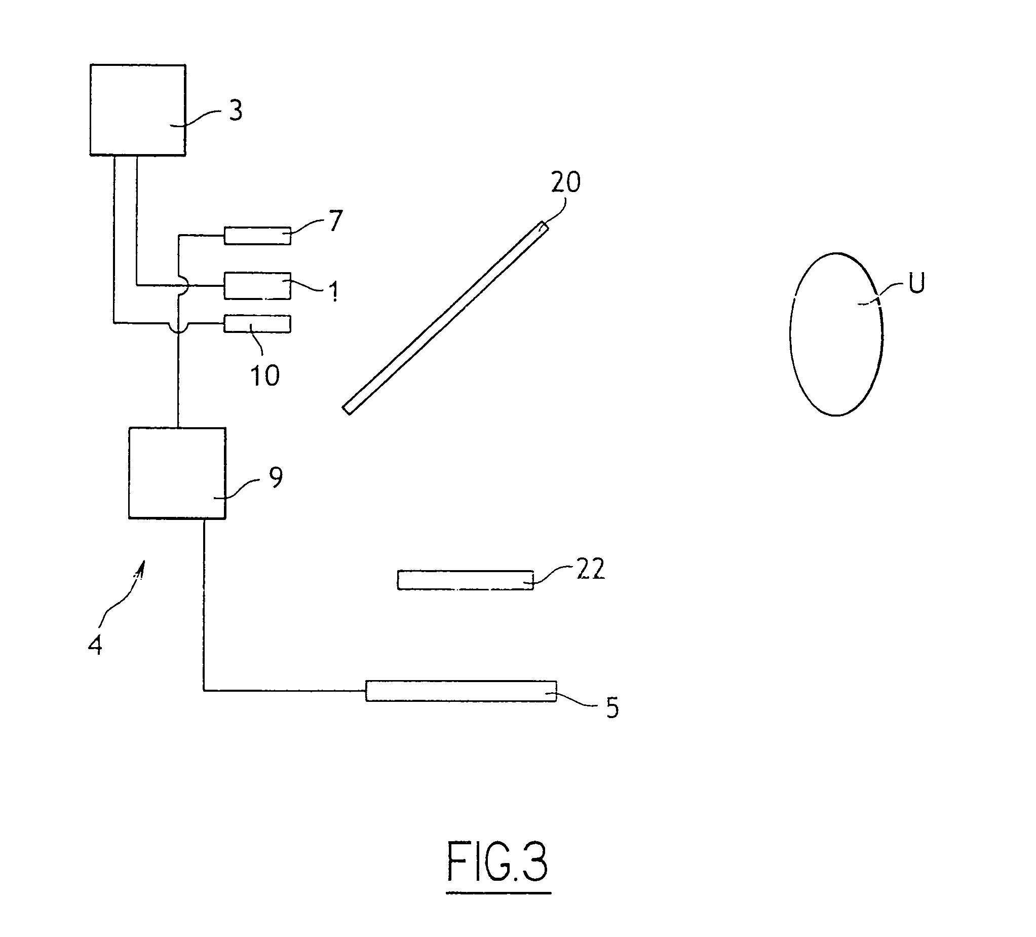 Device for positioning a user by displaying the user's mirror image, a corresponding positioning method and image-capture apparatus