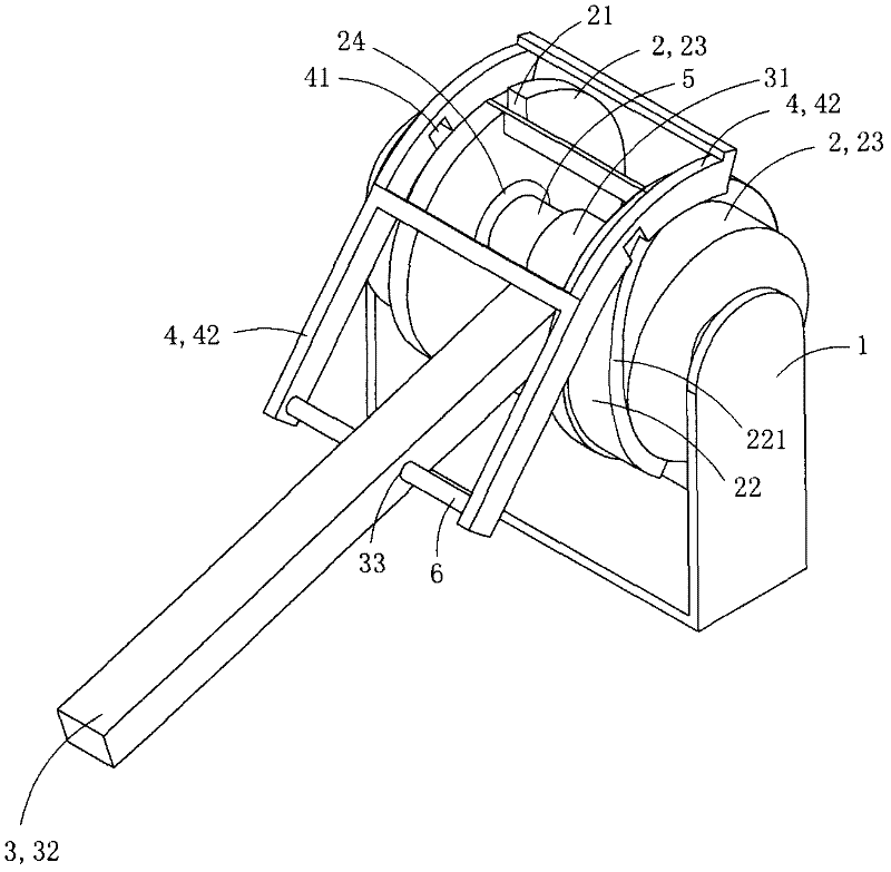 Stretch forming machine for direct-current armature lap winding