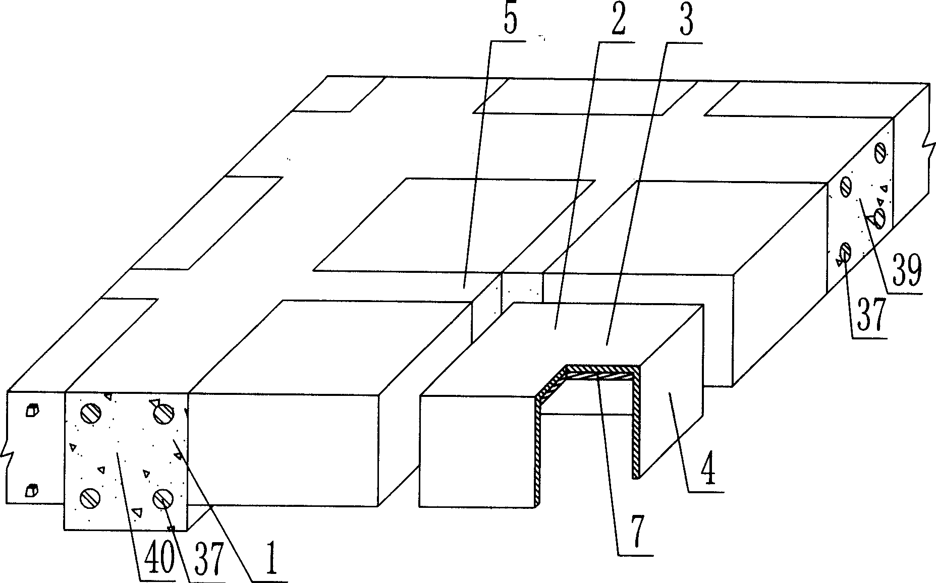 In-situ concrete plate