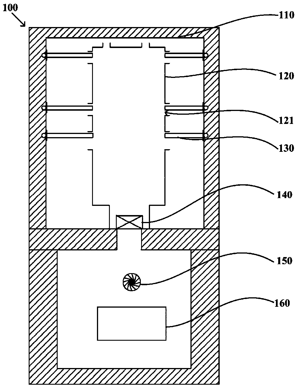 air cooled refrigerator