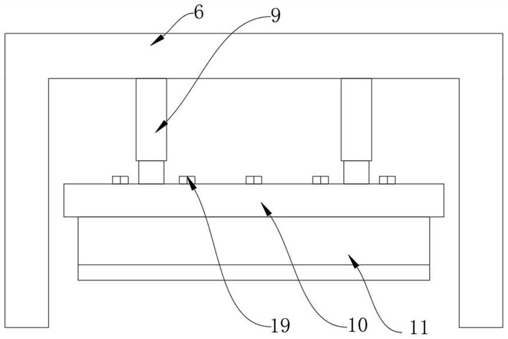 Segmented cutting device for building waterproof material production