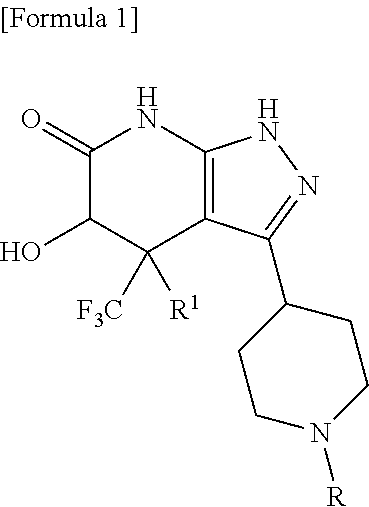 5-hydroxy-4-(trifluoromethyl)pyrazolopyridine derivative