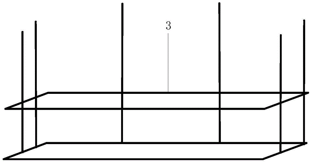 A kind of setting out method for bearing cushion stone construction