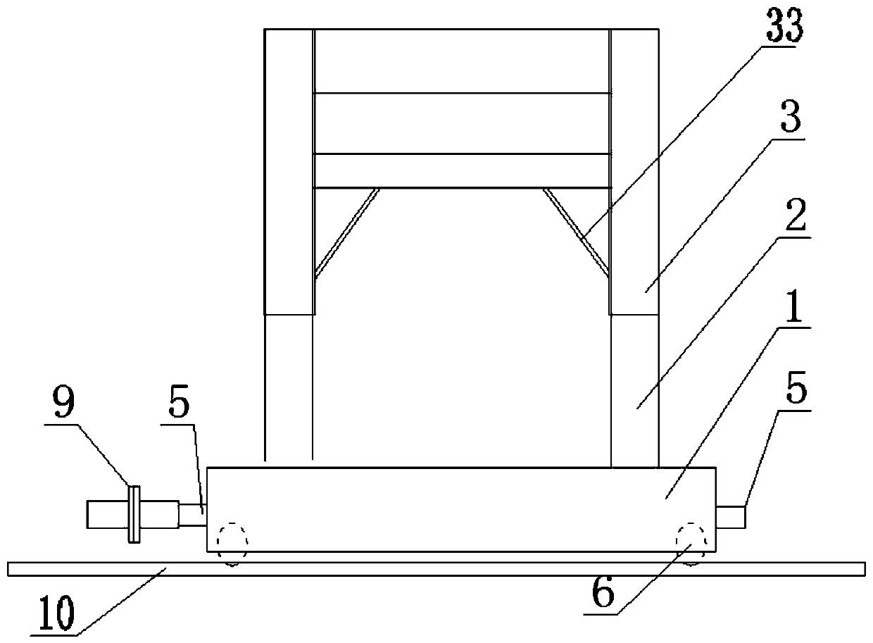 Device and construction method for manufacturing and mounting glass fiber reinforced plastic group tank on site on basis of corrosion prevention