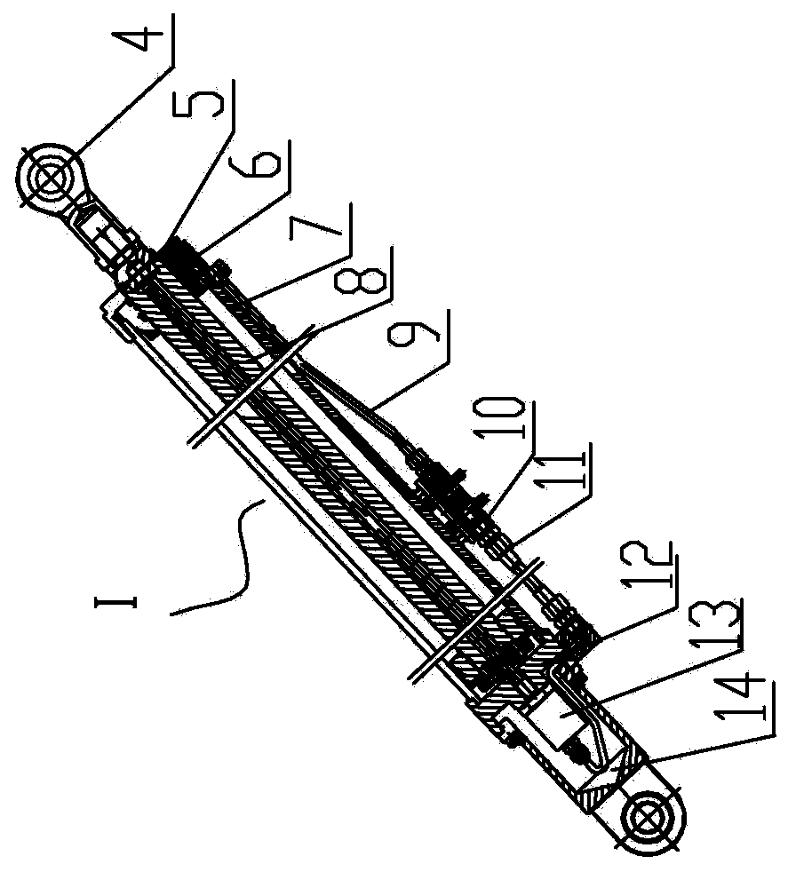 Hydraulic actuator and method for realizing positioning control and position feedback thereof