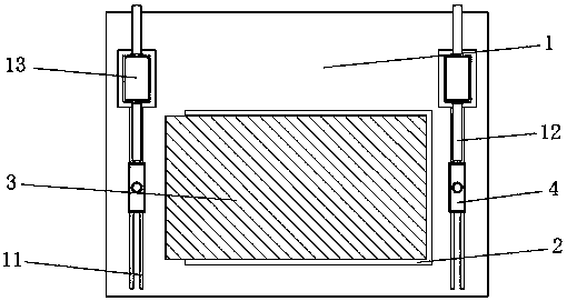 Device for recycling waste template of construction engineering