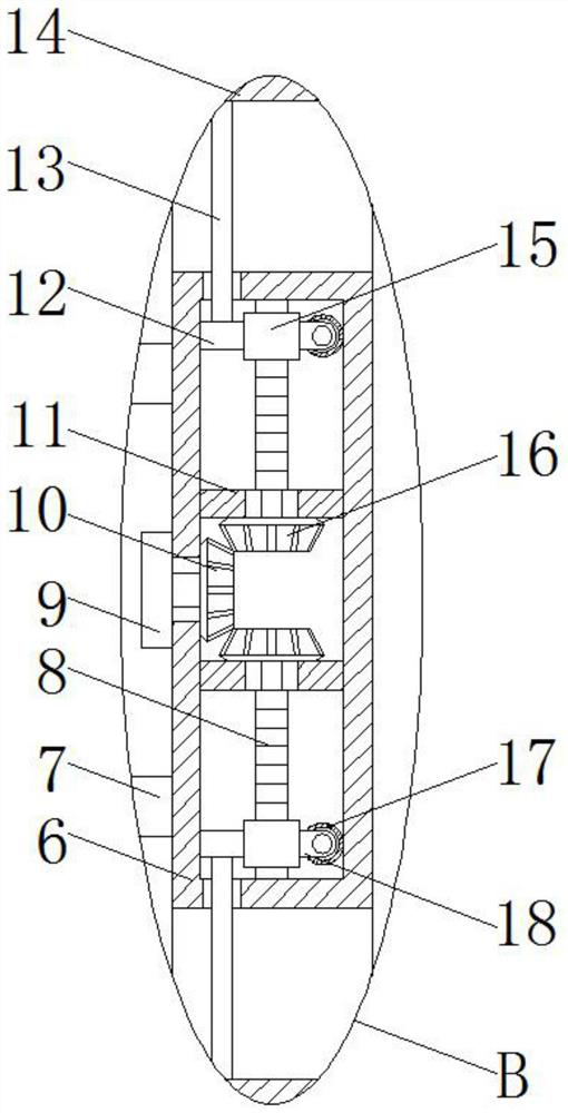 Elevator with guide rail surface rust removal device