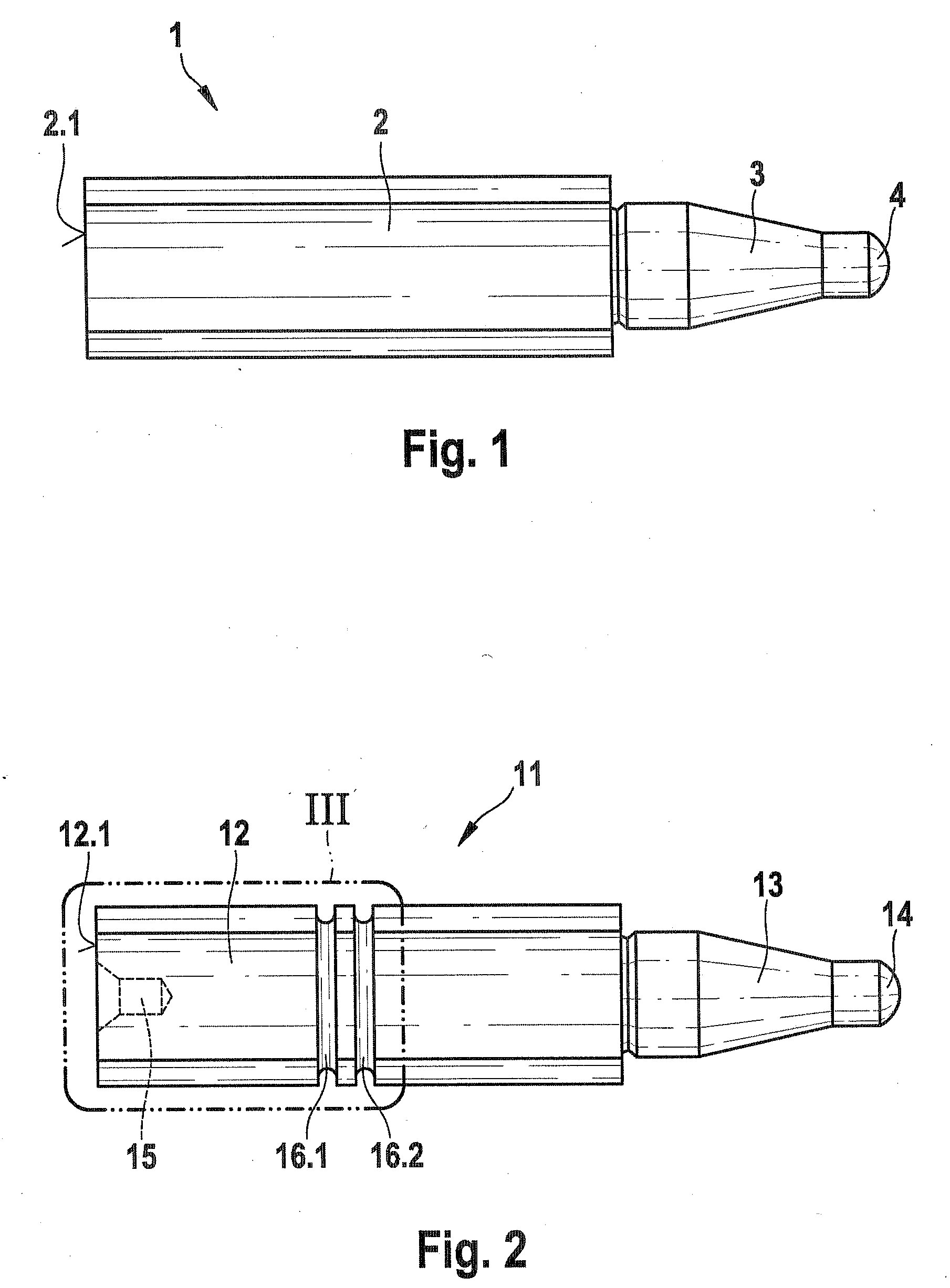 Plunger for a solenoid valve and a method for labeling plungers for solenoid valves
