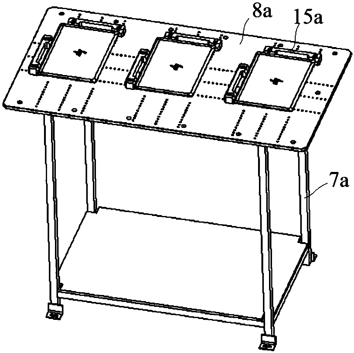 Automatic metal surface processing device