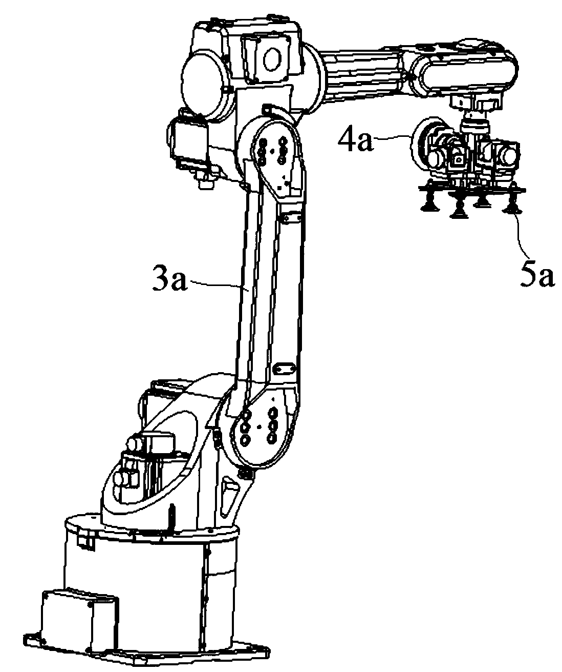 Automatic metal surface processing device