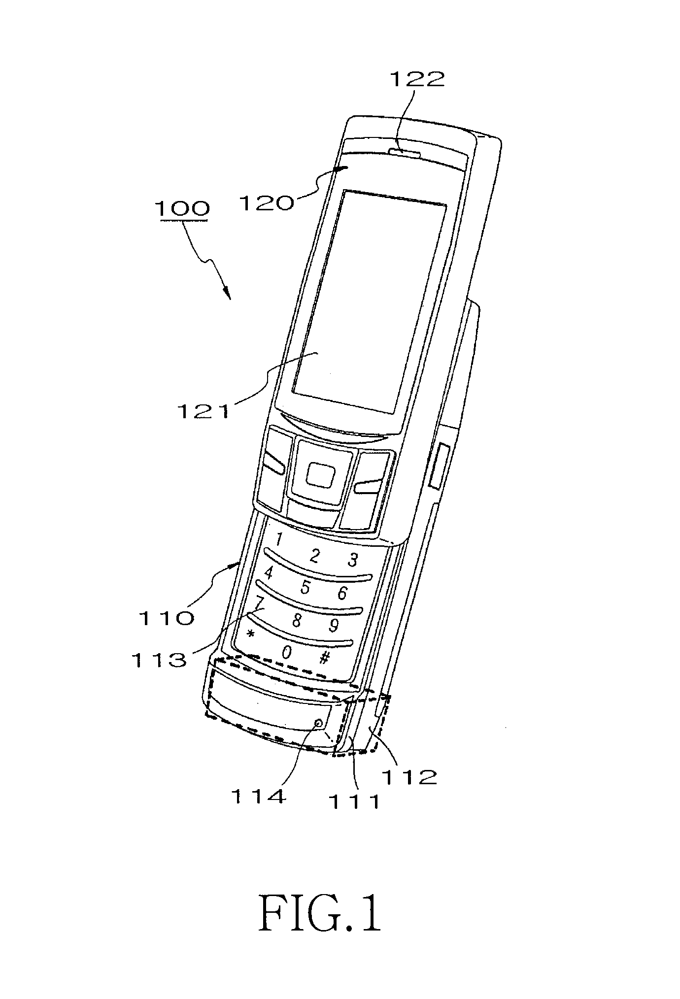 Speaker device for portable terminal