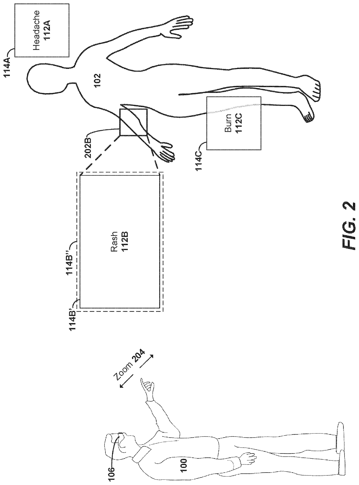 Medical record system using a patient avatar