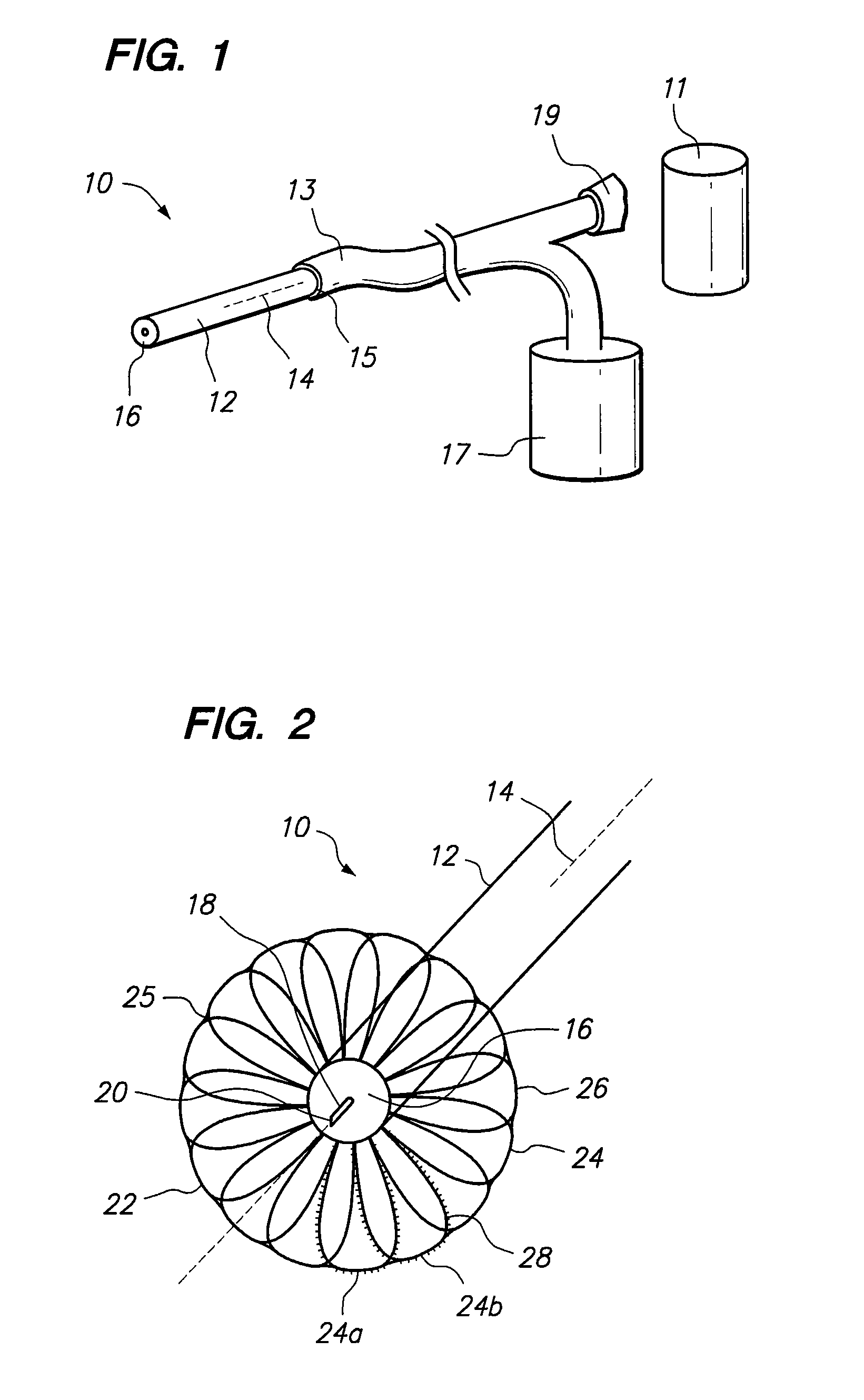 Myocardial injector with balloon abutment