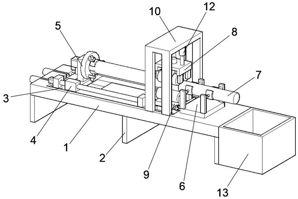 Cutting device for thin-wall steel pipe