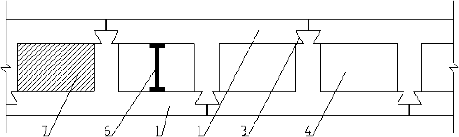 Method and structure of wall body or dam body assembled by stone and brick members