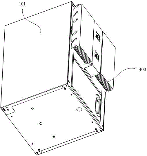 Box body for refrigeration equipment and semiconductor refrigeration equipment