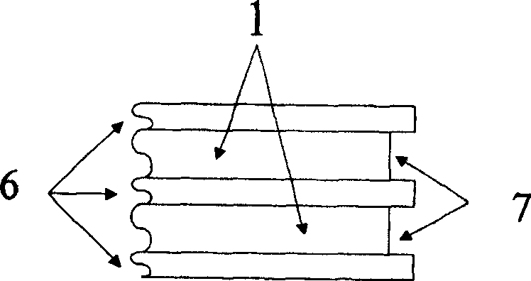 Noninductive planar bus