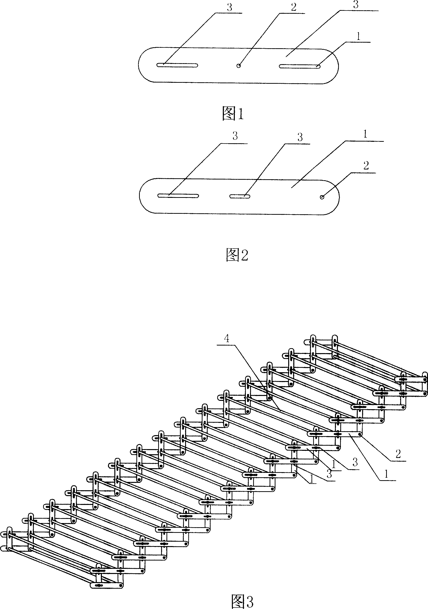 Joint plate of combined stair bracket and combined stair bracket