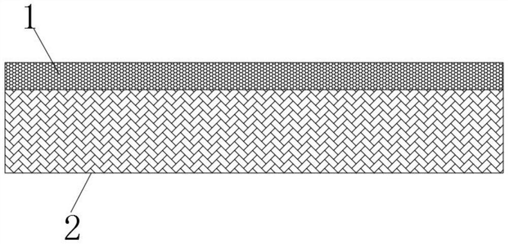 Glass fiber coated filter cloth and manufacturing method thereof